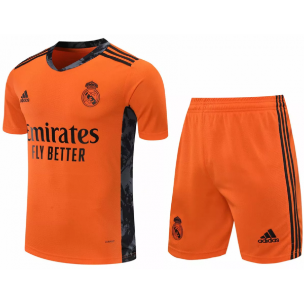 Kit infantil oficial Adidas Real Madrid 2020 2021 II Goleiro